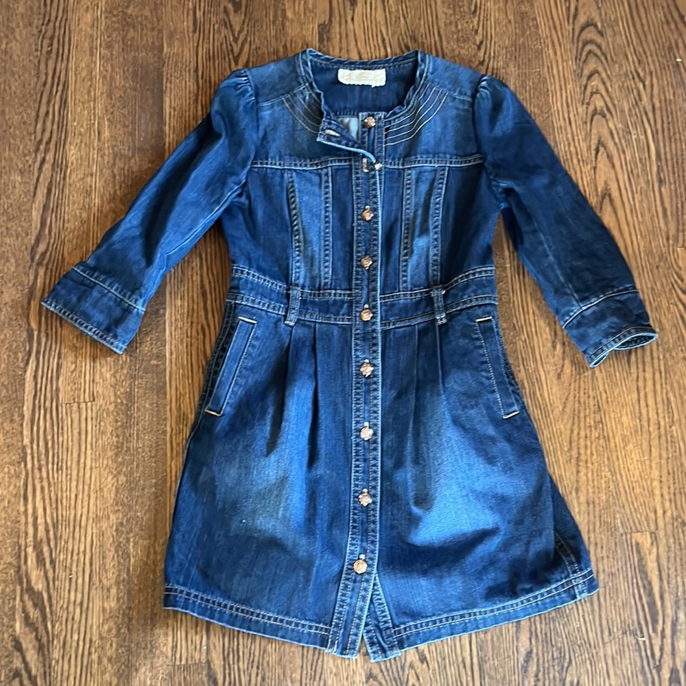 Five Plus Denim Button Up Dressl